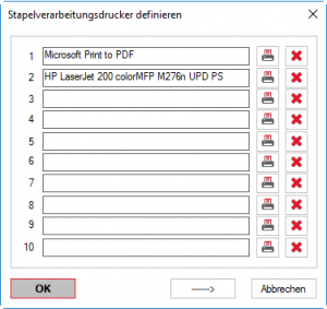 Stapelverarbeitungsdrucker definieren