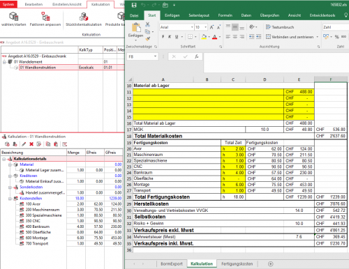 Excel Kalkulation Bormonlinehilfe